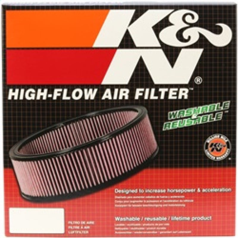 K&N Engineering E-3505 Custom Oval Air Filter – 11.5 in Outer/Side Length, 8.125 in Width, 2 in Height for Enhanced Performance and Durability