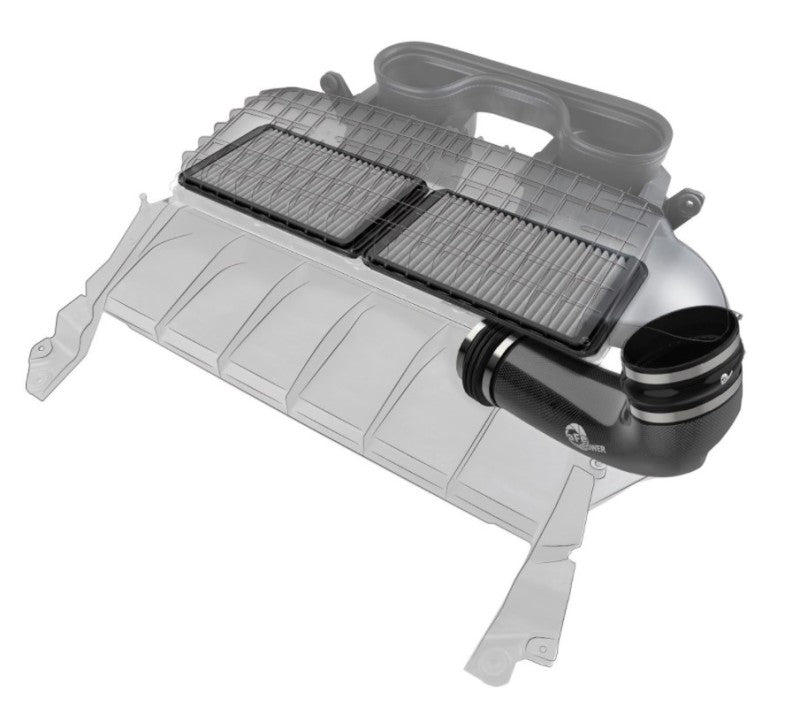 aFe Super Stock Carbon Fiber Pro Dry S Induction System for 2021-2024 Ram 1500 TRX V8-6.2L SC