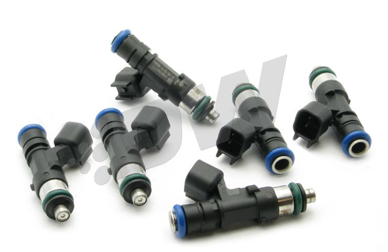DeatschWerks Bosch EV14 Universal 48mm 95 lb/hr Fuel Injectors – Set of 6 for Ford Mustang 2005-2010
