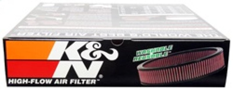 K&N Engineering E-1650 High-Flow Replacement Air Filter for GM V8 Cars and Trucks (1966-1984)