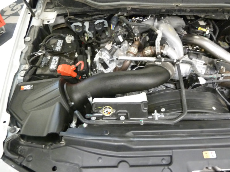 K&N 63 Series AirCharger Performance Intake for 2020-2021 Ford F-250 and F-350 with 6.7L V8 Diesel - Part Number 63-2613