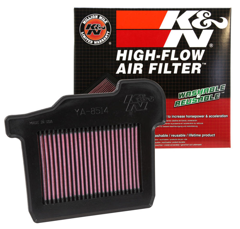 K&N Engineering Part YA-8514 Replacement High-Flow Air Filter for Yamaha FZ-09 and FJ-09