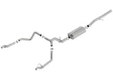 Borla 140771 Touring Cat-Back Exhaust System for Chevrolet Silverado 1500 & GMC Sierra 1500 6.2L V8 (2019-2023)