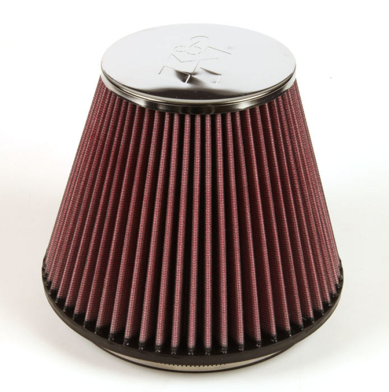K&N Engineering RF-1048 Round Tapered Universal Air Filter - 6-Inch Flange ID, 7.5-Inch Base OD, 4.5-Inch Top OD, 6-Inch Height
