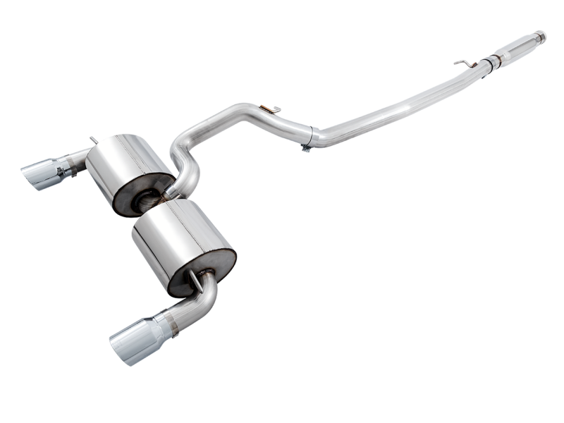 AWE Tuning Ford Focus RS Touring Edition Cat-Back Exhaust – Resonated with Diamond Black Tips
