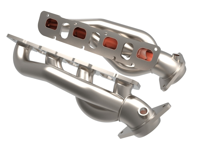 aFe Power Twisted Steel 304SS Shorty Header for 2021-2024 Ram 1500 TRX V8-6.2L