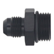 DeatschWerks 8AN ORB Male to 6AN Male Flare Adapter with O-Ring - Anodized Matte Black