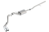 Borla S-Type Cat-Back Exhaust System for 2014-2018 Chevrolet Silverado 1500 & GMC Sierra 1500, 2019 Silverado 1500 LD & Sierra 1500 LD, 5.3L V8 with Side Exit Design