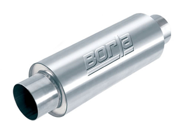 Borla XR-1 Racing Sportsman 3-Inch Inlet/Outlet Round Muffler – High-Performance Automotive Exhaust System