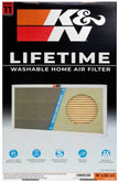 K&N HVAC Filter - 16 x 25 x 1, Reusable Synthetic Pleated Air Filter with MERV 11 Rating