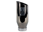 aFe MACHForce XP 304 Stainless Steel Exhaust Tip with Black Chrome Finish – 4 in Inlet x 6 in Outlet x 15 in Length