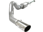aFe Atlas 4 Inch Aluminized Steel Cat-Back Exhaust System with Polished Tip for Ford F-150 2011-2014 V6-3.5L