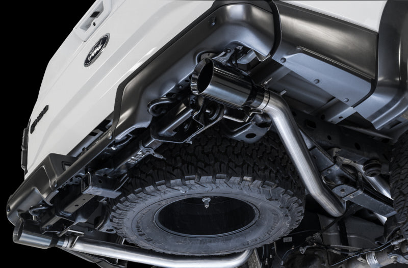 AWE Tuning 2017+ Ford Raptor 0FG Performance Exhaust System with Diamond Black Tips