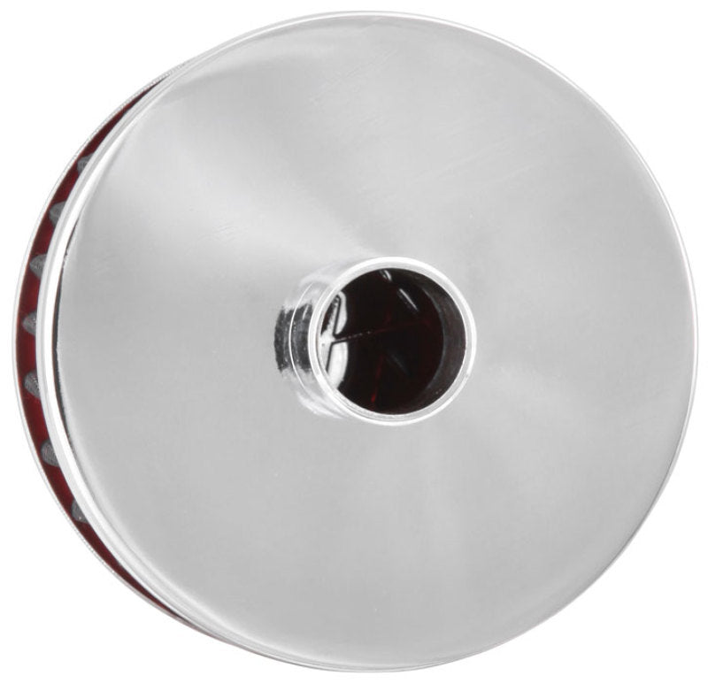 K&N Engineering 62-1160 Chrome Crankcase Vent Filter for Classic and Racing Engines