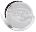 K&N Engineering 62-1513 Crankcase Vent Filter with Chrome Top and Rubber Base for Classic and Racing Engines