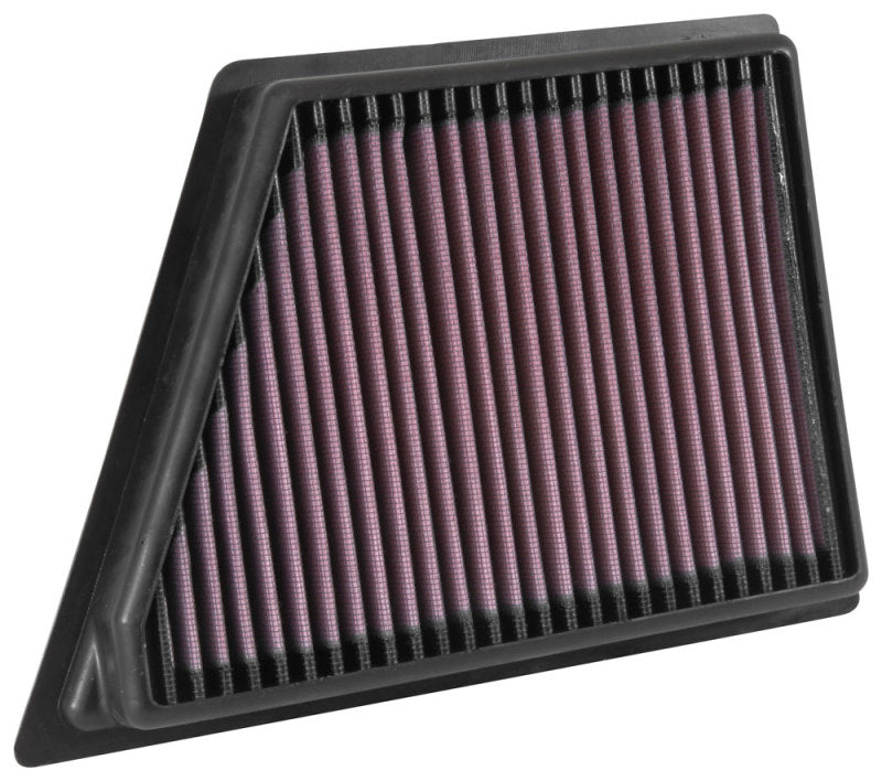 K&N Engineering 33-5054 High-Flow Drop-In Air Filter for 2016-2019 Cadillac CT6 V6 3.0L