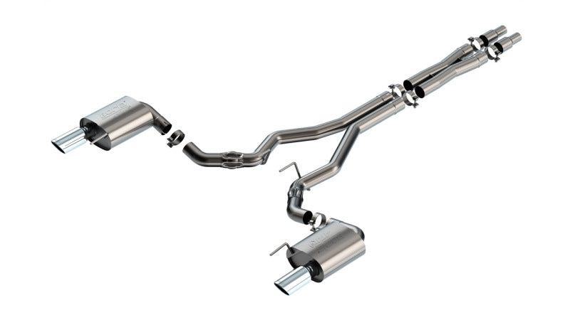 Borla ATAK Cat-Back Exhaust System for 2024-2025 Ford Mustang GT 5.0L V8, No Active Exhaust