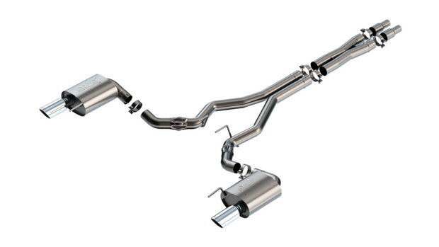 Borla ATAK Cat-Back Exhaust System for 2024-2025 Ford Mustang GT 5.0L V8, No Active Exhaust