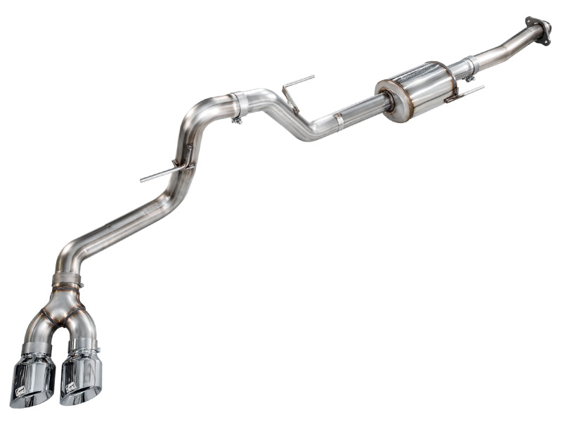 AWE Tuning 21-25 Ford F-150 (14th Gen Regular Cab) Cat-Back Exhaust with 4.5-Inch Chrome Tips