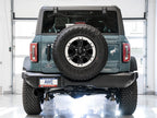 AWE Tuning 2021+ Ford Bronco 0FG Single Rear Exit Exhaust with Diamond Black Tip and BashGuard™