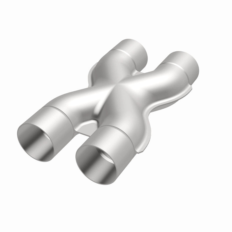 MagnaFlow Performance Exhaust X-Pipe 10791 - 2.50 Inch Stainless Steel for Custom Exhaust Systems