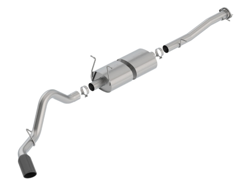 Borla S-Type Cat-Back Exhaust System for 2015-2019 Chevrolet Silverado 2500/3500 and GMC Sierra 2500/3500 with 6.0L V8 and Standard Bed