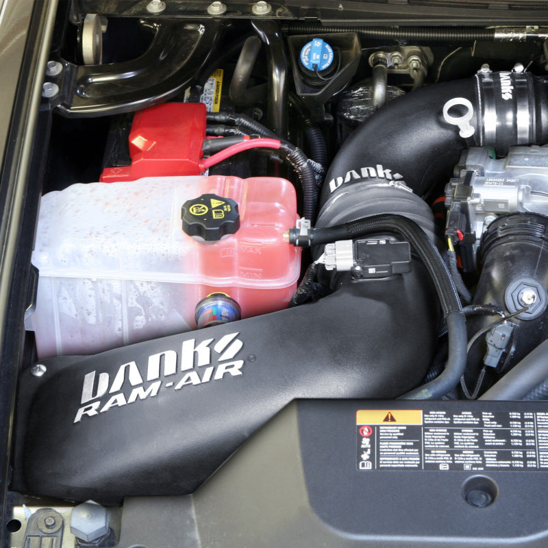 Banks Power 13-14 Chevy 6.6L LML Ram-Air Intake System with Dry Filter – Cold Air Intake for GMC Sierra 2500/3500