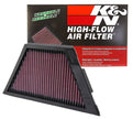 K&N Engineering High-Flow Replacement Air Filter for Kawasaki ZX-14R and ZG1400 Concours Models (Part Number KA-1406)