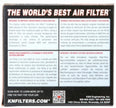 K&N Engineering Universal Air Filter Part RU-0800 – 2 3/8 inch Flange by 3 1/2 inch Outer Diameter, 4 inch Height