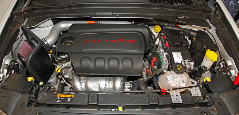 K&N Engineering High Flow Performance Cold Air Intake Kit for 2015-2016 Jeep Renegade L4-2.4L – Part 77-1565KS