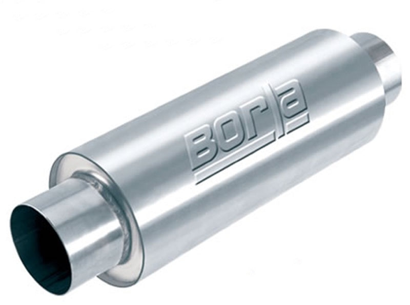 Borla XR-1 Multi-Core 3-Inch Center Inlet/Outlet Racing Muffler for High-Performance Vehicles