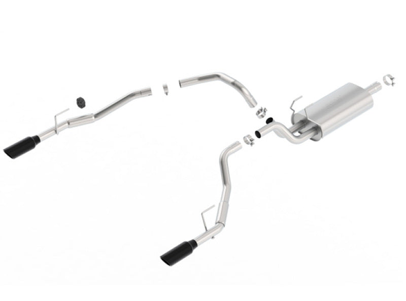 Borla 09-17 Ram 1500 5.7L V8 Black Chrome Touring Cat-Back Exhaust System Part #140552BC