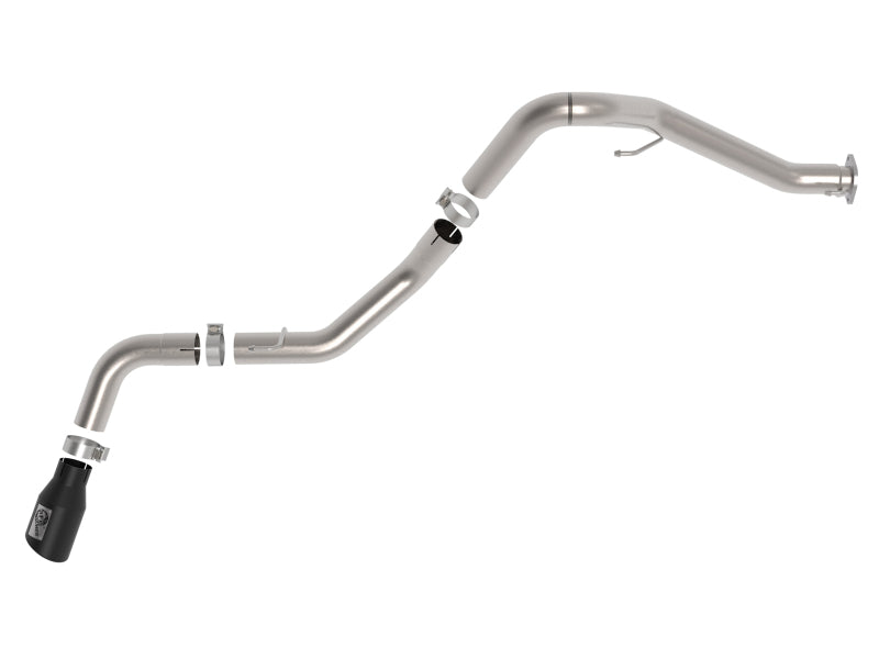 aFe Vulcan Series 3-inch Stainless Steel DPF-Back Exhaust System with Black Tip for Jeep Gladiator (2021-2022) V6-3.0L