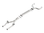 Borla X-Pipe with Mid-Pipes for 2016-2024 Chevrolet Camaro SS and LT1 6.2L V8, Part Number 60610