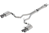Borla ATAK Cat-Back Exhaust System for 2018-2023 Ford Mustang GT with Carbon Fiber Black Tips