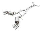 AWE Tuning 16-19 Chevy Camaro SS Touring Edition Cat-Back Exhaust with Quad Chrome Silver Tips