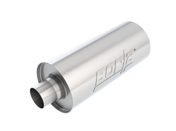 Borla Universal Performance 2.5-inch Inlet/Outlet Stainless Racing Muffler – High-Flow Multi-Core Design for SUVs and Trucks