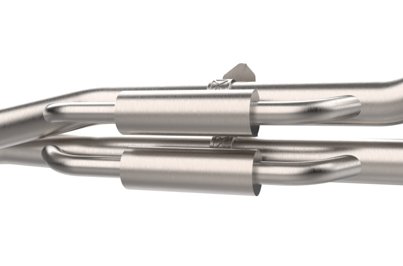 aFe Vulcan Series 3-Inch 304 Stainless Steel Cat-Back Exhaust System with Polished Tips for Ford Ranger Raptor 2024-2026