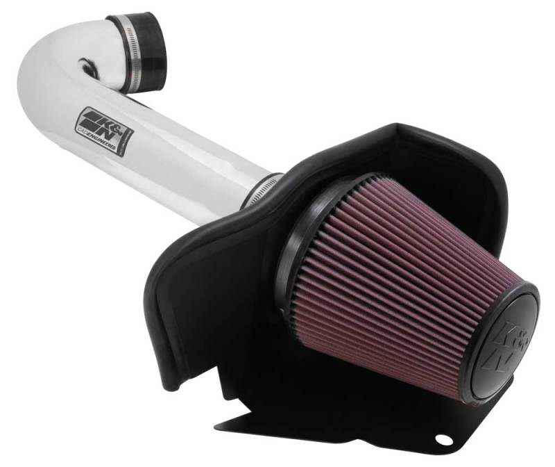K&N Engineering High Flow Performance Cold Air Intake Kit for Jeep Grand Cherokee 5.7L V8 and Dodge Durango 5.7L V8 – Part Number 77-1563KP