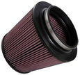 K&N Engineering Universal Clamp-On Air Filter 6 Inch Flanged / 9 Inch Base / 6-5/8 Inch Top / 7-1/2 Inch Height