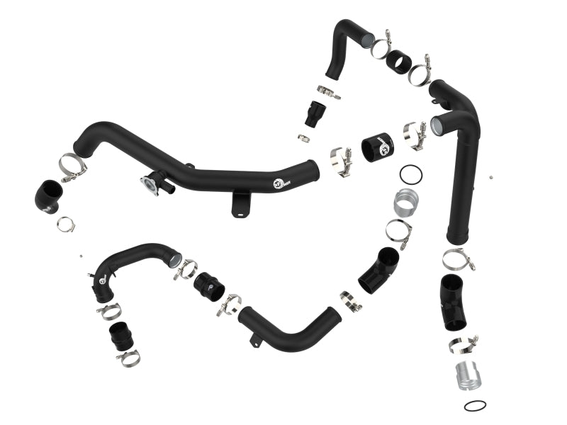 aFe BladeRunner Aluminum Charge Pipe Kit for Ford Bronco V6-2.7L (2021-2022) – Black