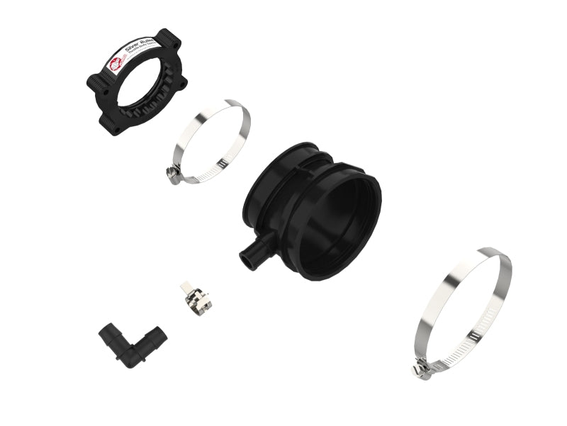 aFe Silver Bullet Aluminum Throttle Body Spacer for Chevrolet Corvette C8 (2020-2026) – Black