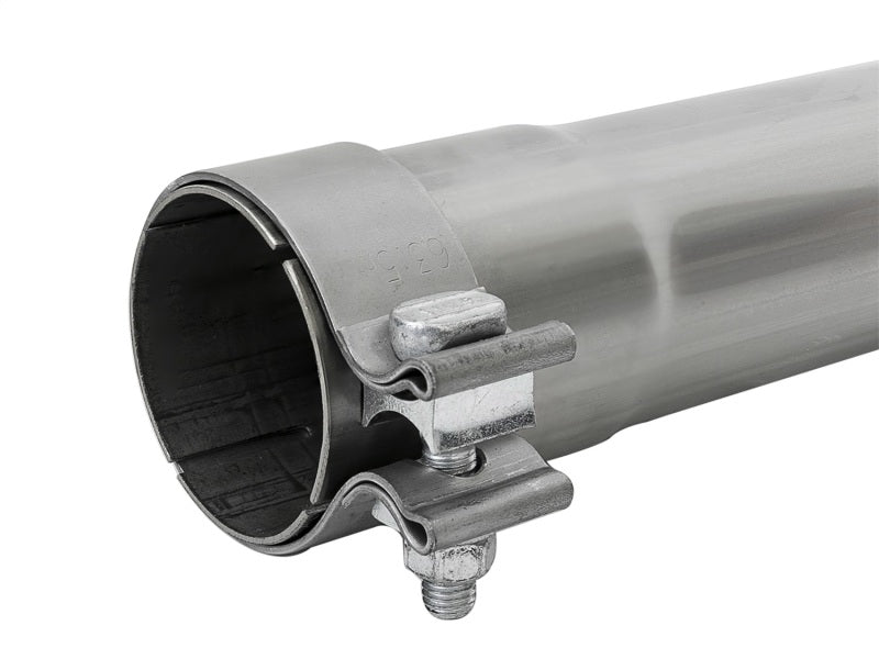 aFe MACH Force-Xp 409 Stainless Steel Muffler Delete Pipe – 2.5 Inch Inlet/Outlet, 14 Inch Body, 20 Inch Overall Length