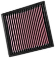 K&N Engineering 33-5065 High-Flow Reusable Air Filter for Chevrolet Silverado 2500HD and GMC Sierra 2500HD/3500HD (2017)