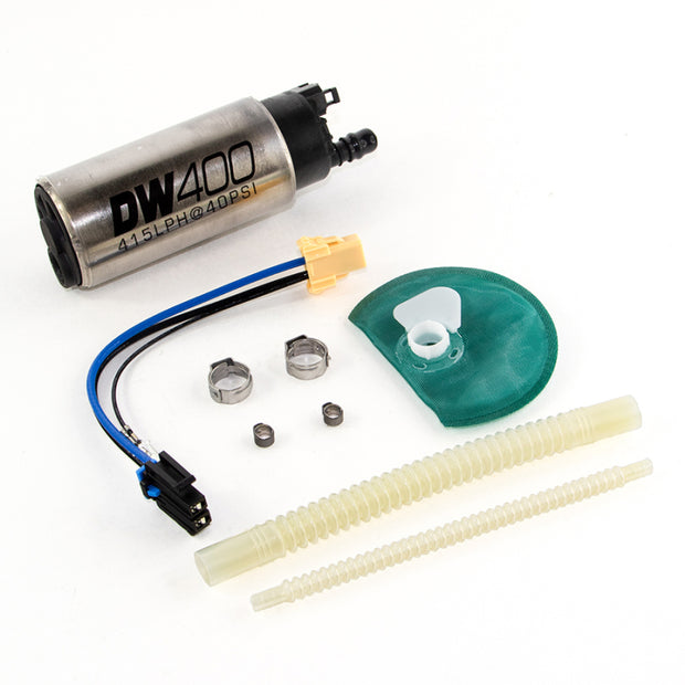 DeatschWerks 415LPH DW400 In-Tank Fuel Pump with 9-1046 Install Kit for 2011-2014 Ford Mustang V6/GT