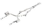 Borla S-Type Cat-Back Exhaust System for Dodge Challenger 2015-2023 with MDS Valves - Part #140640