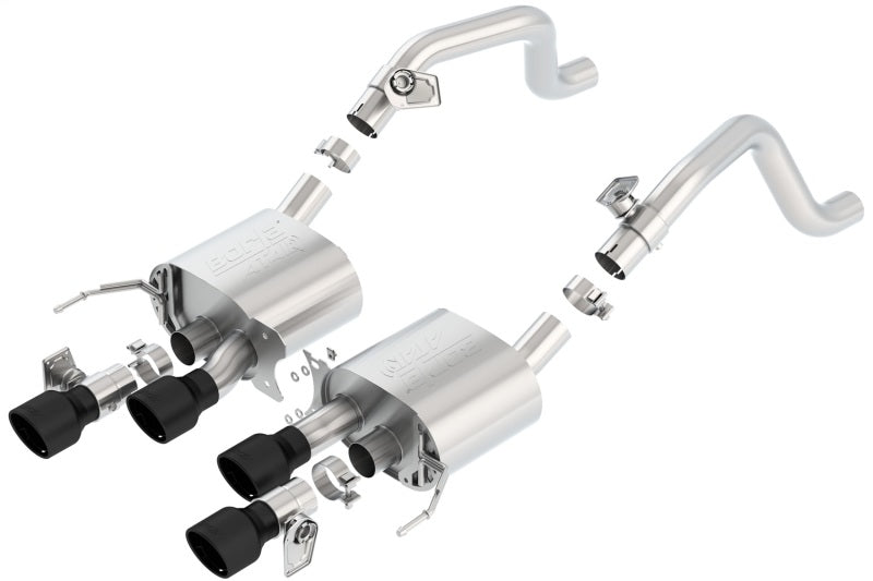 Borla 14-18 C7 Corvette Stingray ATAK Axle-Back Exhaust System with Dual 2.75-inch Outlets and 4.25-inch Tips