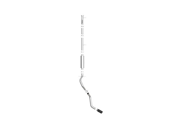 aFe Apollo GT Series 4-inch Stainless Steel Cat-Back Exhaust System with Black Tip for GM 2500/3500HD 2020-2021 V8-6.6L L8T
