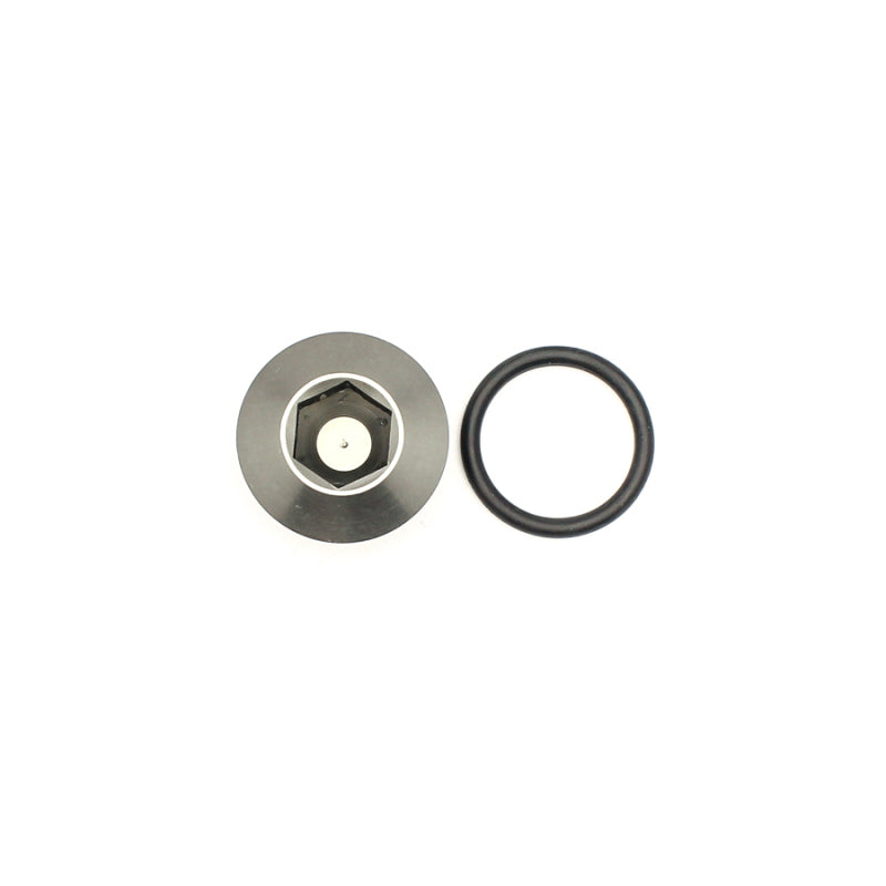 DeatschWerks 10AN ORB Male Plug Low Profile Internal Allen/Hex with O-Ring - Part #6-02-0719