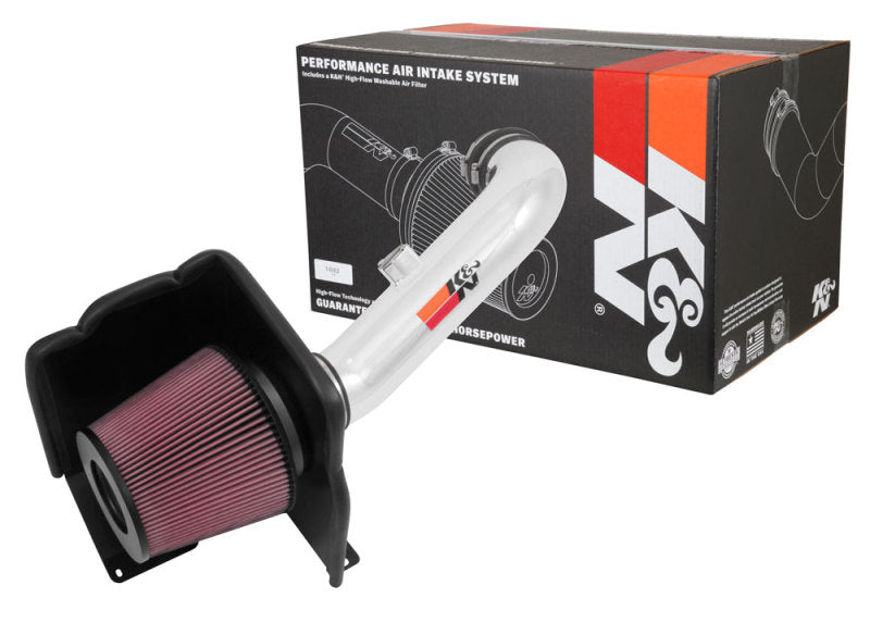 K&N Engineering 77-3101KP Cold Air Intake System for 2017 Chevy Silverado 2500/3500HD V8-6.6L Diesel